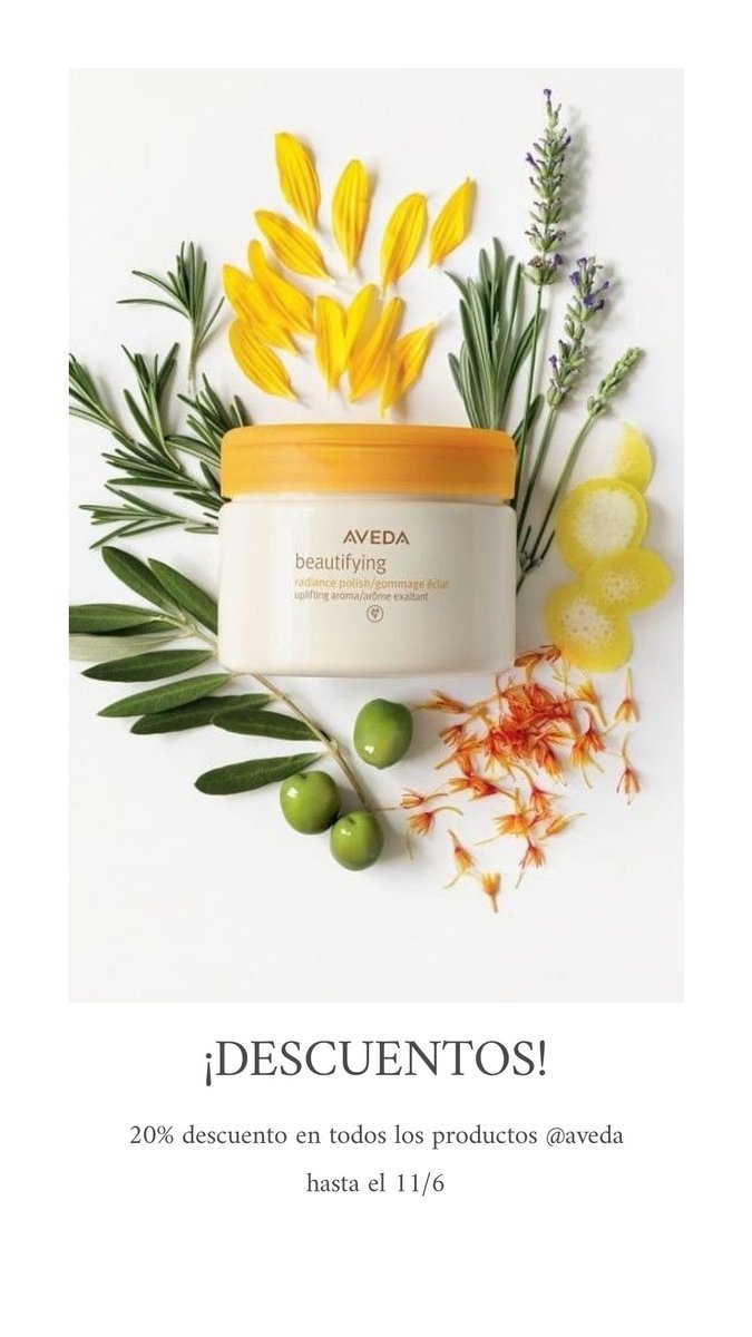 LESALONbcn's tweet photo. Aprovecha el 20% de descuento en todos nuestros productos @aveda hasta el 11/6.
#MesdelaTierraAveda  @ LE SALON - Rêve de beauté
Y SI NO PUEDES VENIR A POR TU COMPRA LLÁMANOS Y TE LA RESERVAMOS HASTA QUE PUEDAS VENIR A RECOGERLO. https://t.co/zZW25zRdSf