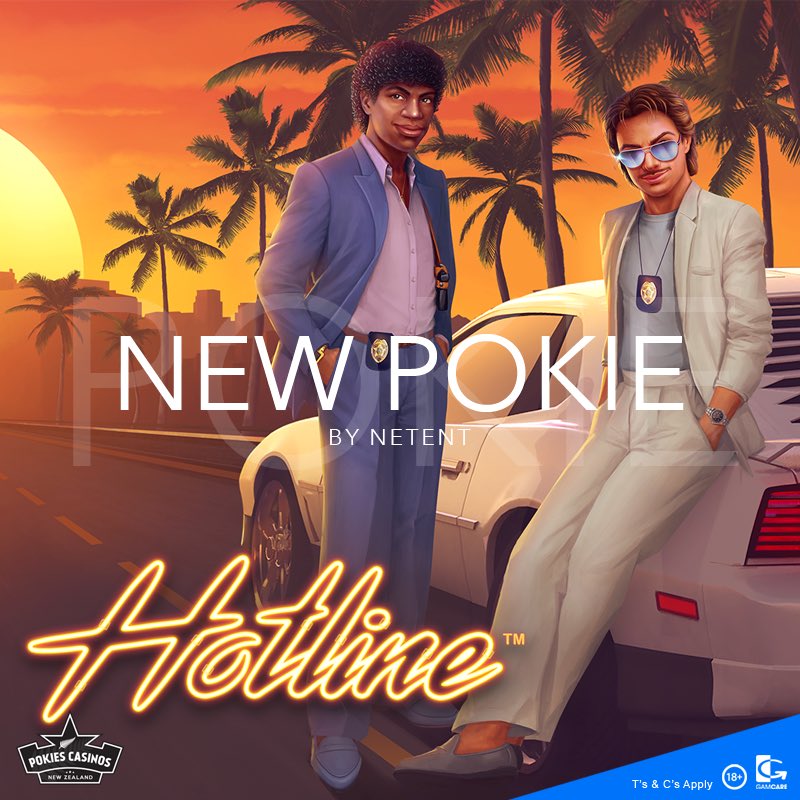pokies_casinos's tweet photo. Join @NetEntOfficial in their brand new first ever Video Bonus Bet pokie, Hotline!! Check out https://t.co/8EM2rkp07h for further information on this hot pokie
#NetEnt #HotLinePokieGame #HowToPlayPokies #The80s #BonusPokieGames #HowToPlayPokies #Slots #TrendingGames #pokiesforme https://t.co/EKhK8FBFgX