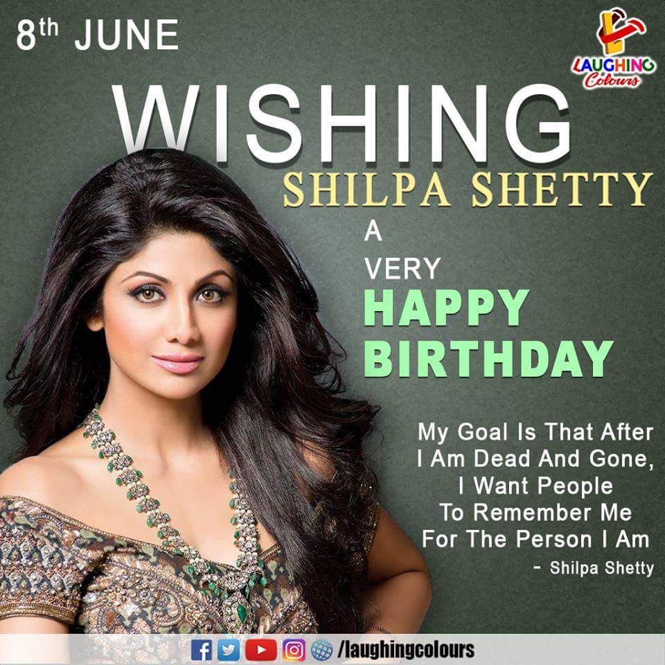  happy birthday to Shilpa shetty mam...  