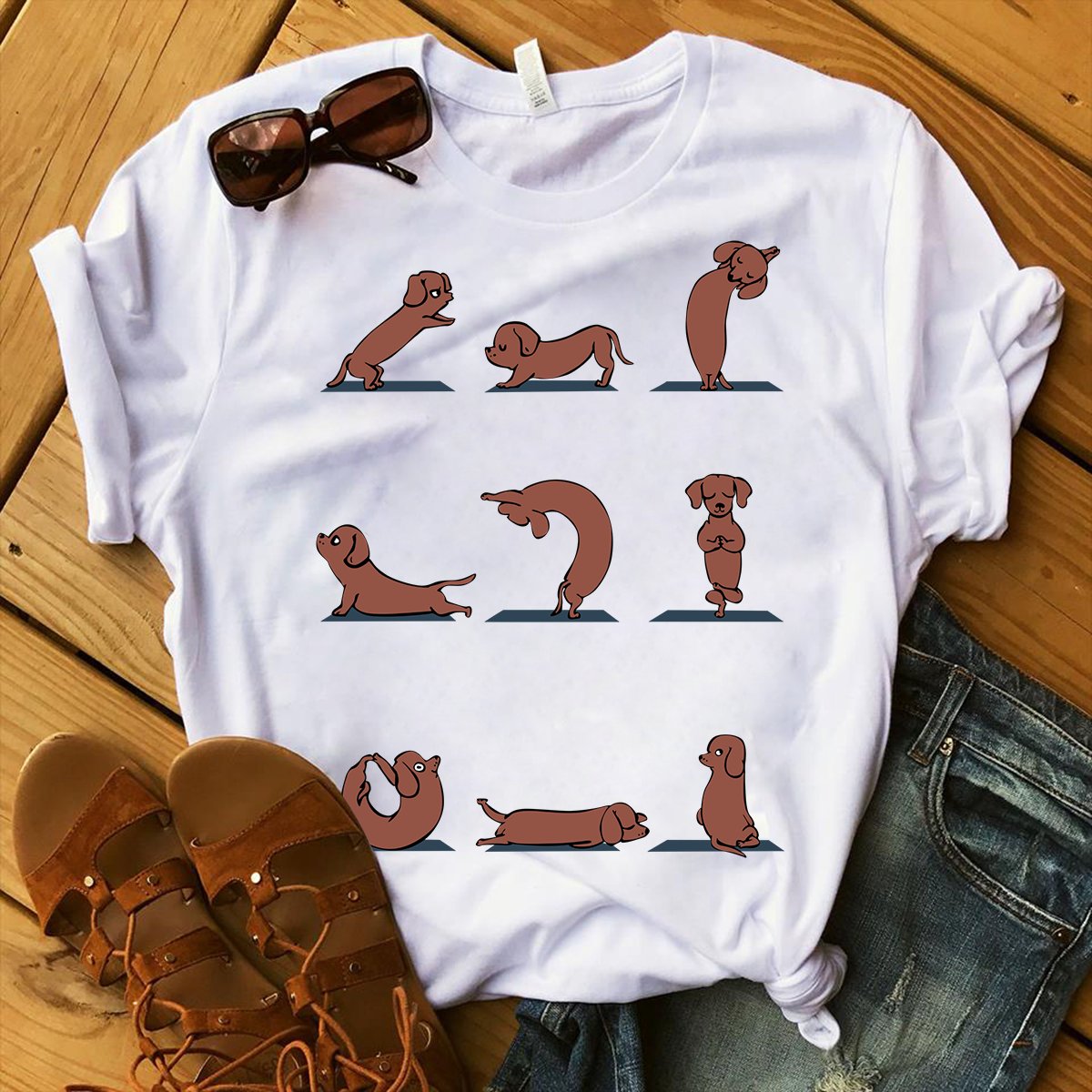 1001_dogs's tweet photo. Dachshund yoga, explore ➡ https://t.co/Gt0vVfPfDE  #dachshund #dog #animal #dachshundlover #doglovers #yoga https://t.co/Ael6fEgPK8