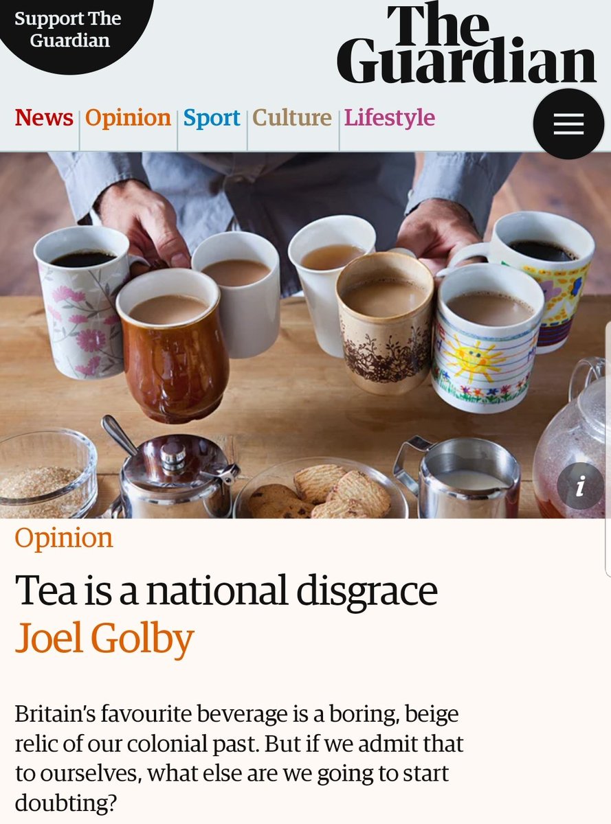 PrisonPlanet's tweet photo. Meanwhile, tea is now racist. https://t.co/NKnMCIQO4y
