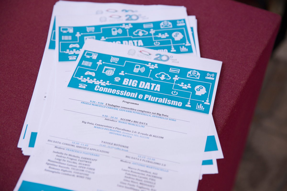Montecitorio's tweet image. Presentazione del rapporto @AGCOMunica su #BigData, connessioni e pluralismo con A.M #Cardani. Rapporto: bit.ly/Rapporto_AGCOM… #CameraIncontri