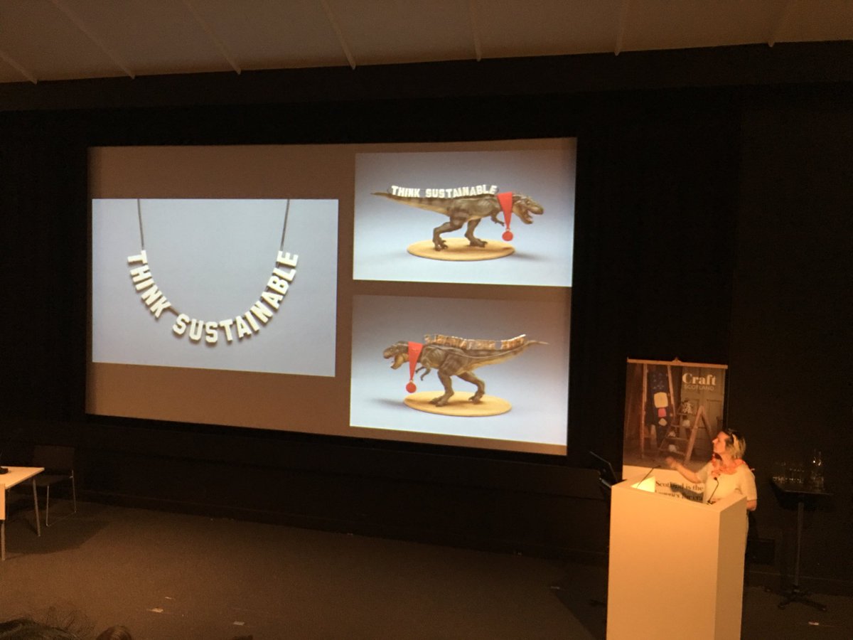 EllieClewlow's tweet photo. ... these are examples of her work referencing some of her themes and influences - multi-media, articulation and movement, segmentation, multi-purpose objects that can be both displayed and worn, humour and plays on words #csconf #crafts #jewellery https://t.co/z0K5zLXaca