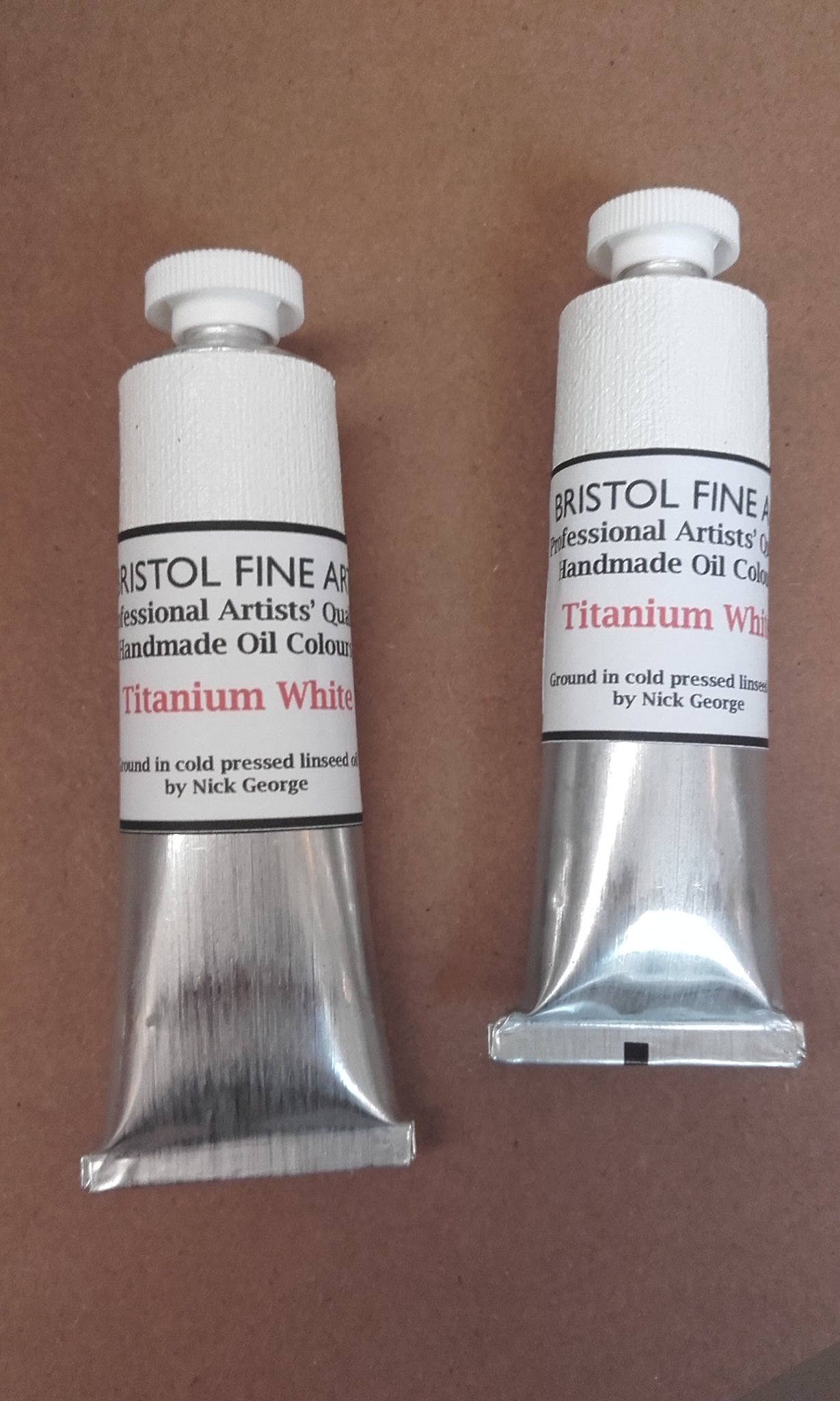 Bristol Fine Art on Twitter "My first two tubes of oil paint made this