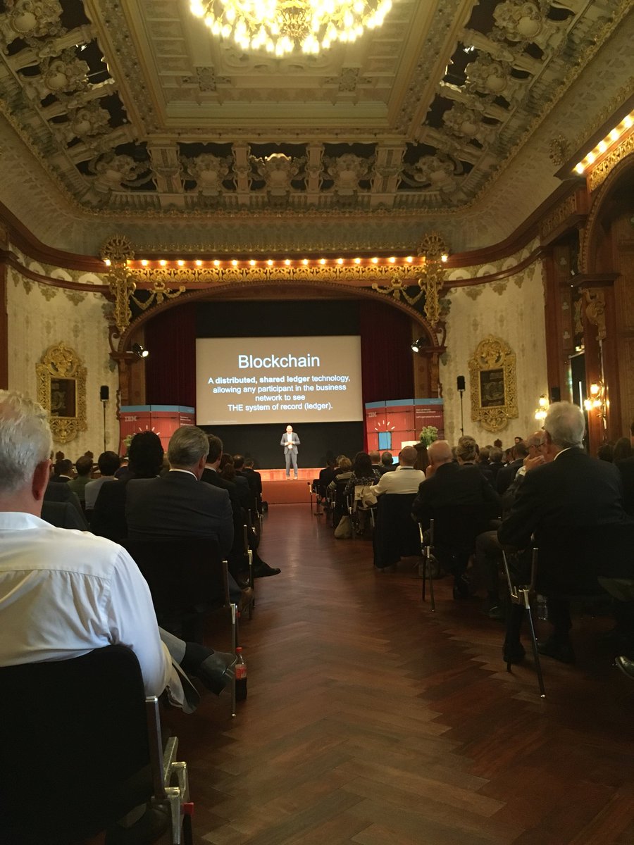 PascalAllot's tweet photo. #blockchain #Hyperledger pitch #SEF18 #IBM #IBMCH https://t.co/47zmfZaP8d