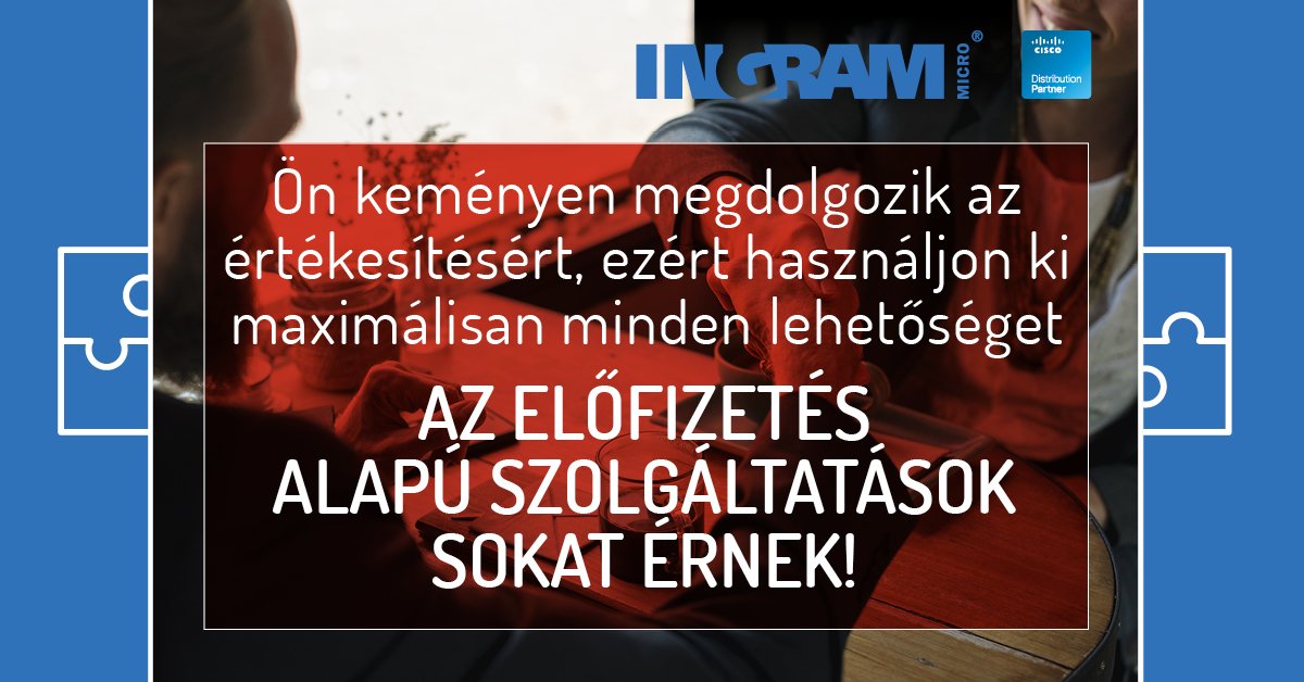 IMflyHigher_DCC's tweet photo. Az előfizetés alapú szolgáltatások sokat érnek! Férjen hozzá egy ismétlődő bevételi forráshoz, miközben ügyfeleinek elhozza a folyamatos innovációt – és bizalmat épít, amely gyorsabb szerződéskötésekhez vezethet.
Fedezzen fel többet #CiscoDCC18 #DCCIMHU18 https://t.co/puVv1FsLa3 https://t.co/bk2vX7HOgp