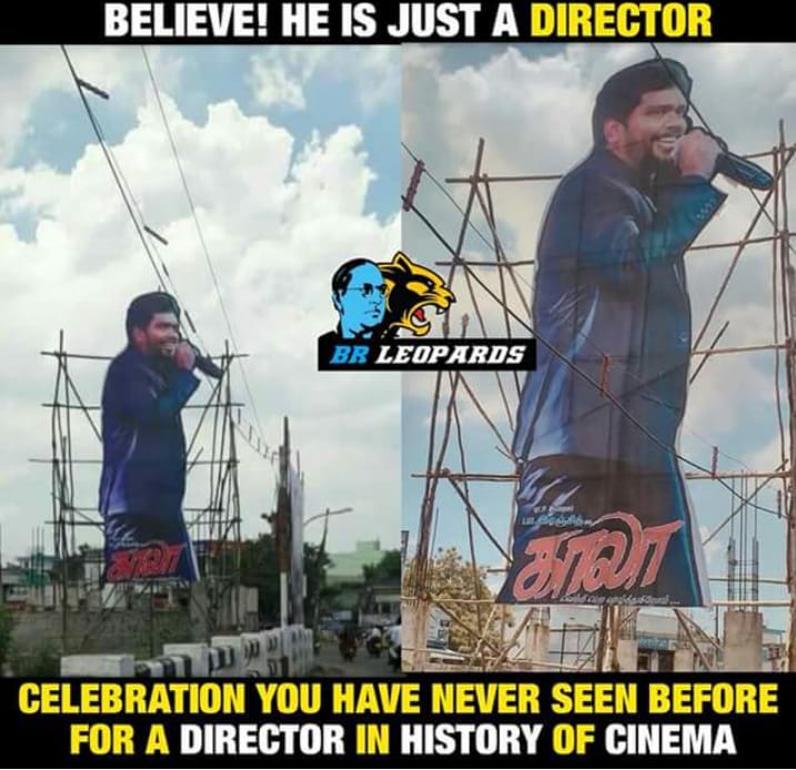 _The_Pain___'s tweet photo. Ranjith @beemji anna vera level mass na.....
I can't believe this....U r just a #director....
But people r accepted u......
Romba romba #magichi💐💐💐...
#kaala ranjith....
#veralevel
#congrats https://t.co/nZqB0Wookz