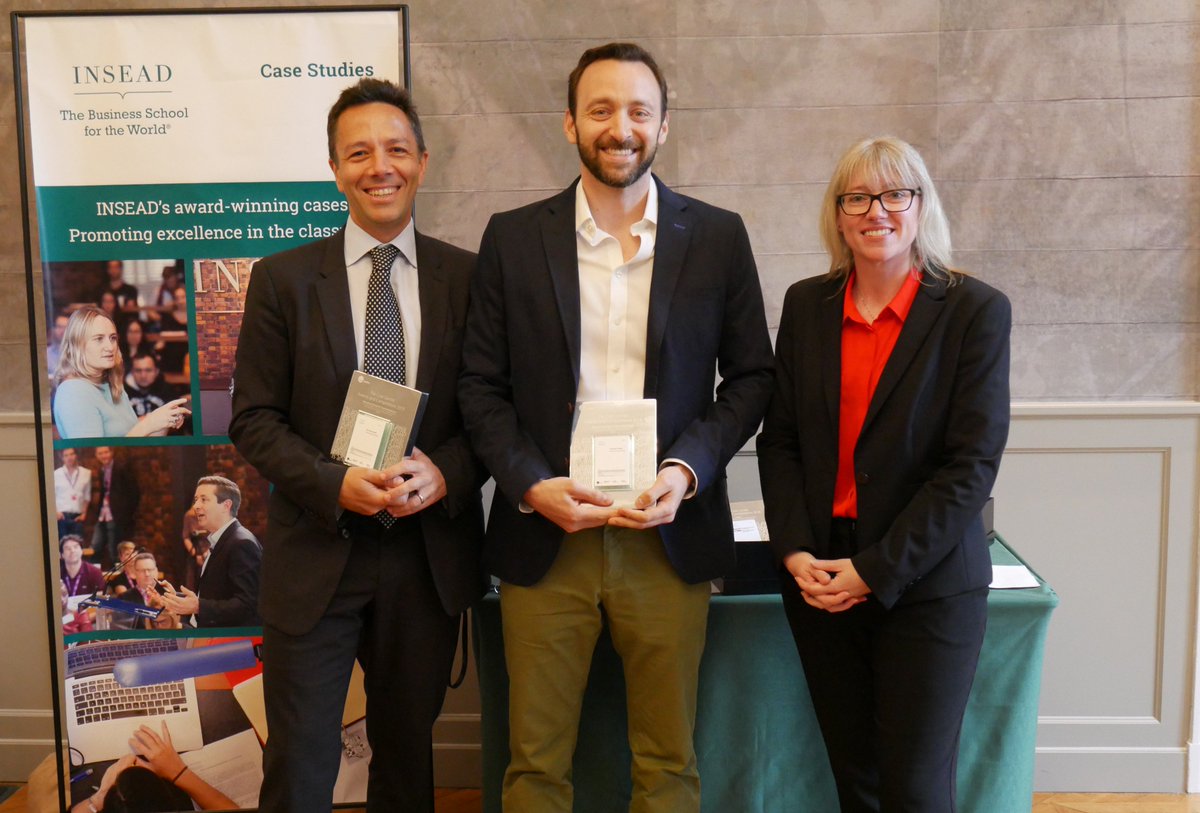 NEWS: <a href="/INSEAD/">INSEAD</a>'s <a href="/d1dubois/">David Dubois</a>, <a href="/JoergNiessing/">Joerg Niessing</a>, <a href="/pierrechandon/">pierre chandon</a>, <a href="/gpetriglieri/">Gianpiero Petriglieri</a> and @naskin receive #CaseAwards2018 🏆 before faculty and support staff. 

👇 📰

bit.ly/2JB9oJk