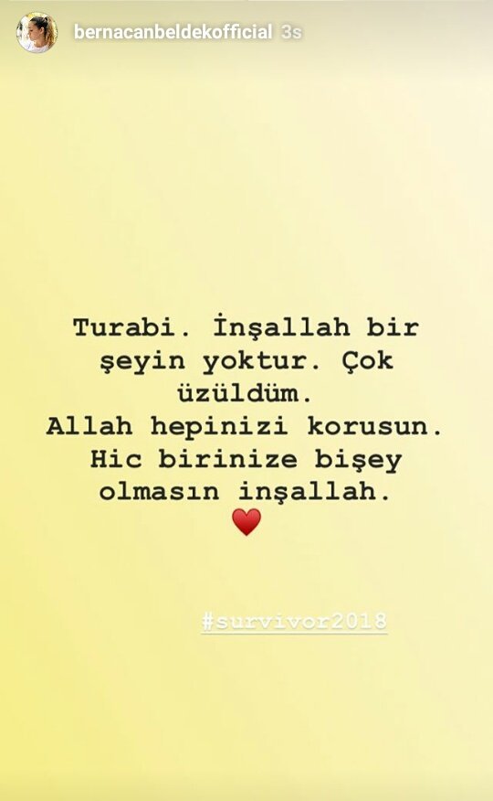 T3_Turabim's tweet photo. Insallah Bernosummmmm😢😢😢🙏🙏🙏Kralin dostu #TurBer #survivor2018 https://t.co/fjEYZ43QOs
