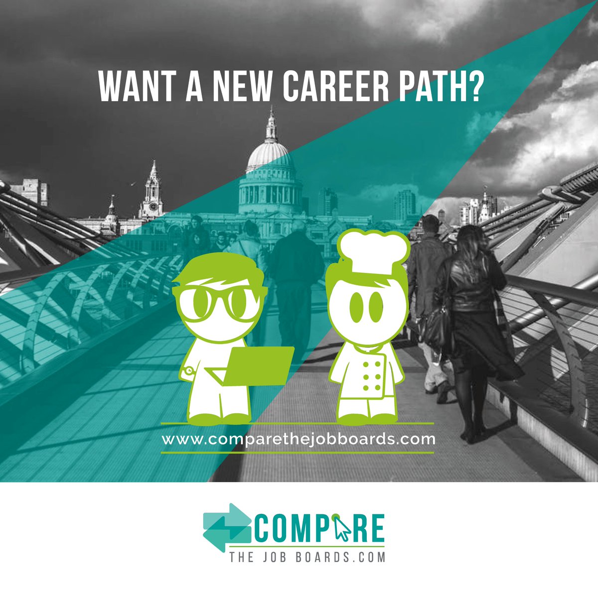 CompareJobs's tweet photo. Changing your career just got easier! Cut the time you spend on your job search this weekend with this new comparison site for jobs!

https://t.co/0A2lemWzmF https://t.co/d249fogNDM