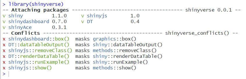 Playing with pkgverse to create our own "shinyverse" package! #ShinyAppreciation #rstats