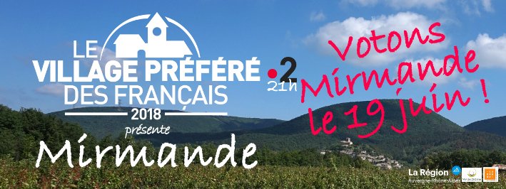 OTPerouges's tweet image. #VillagePrefere ici à #Perouges on soutient #Mirmande 
Allez #aura ! 
Pensez à voter pour Mirmande le 19 juin 😍