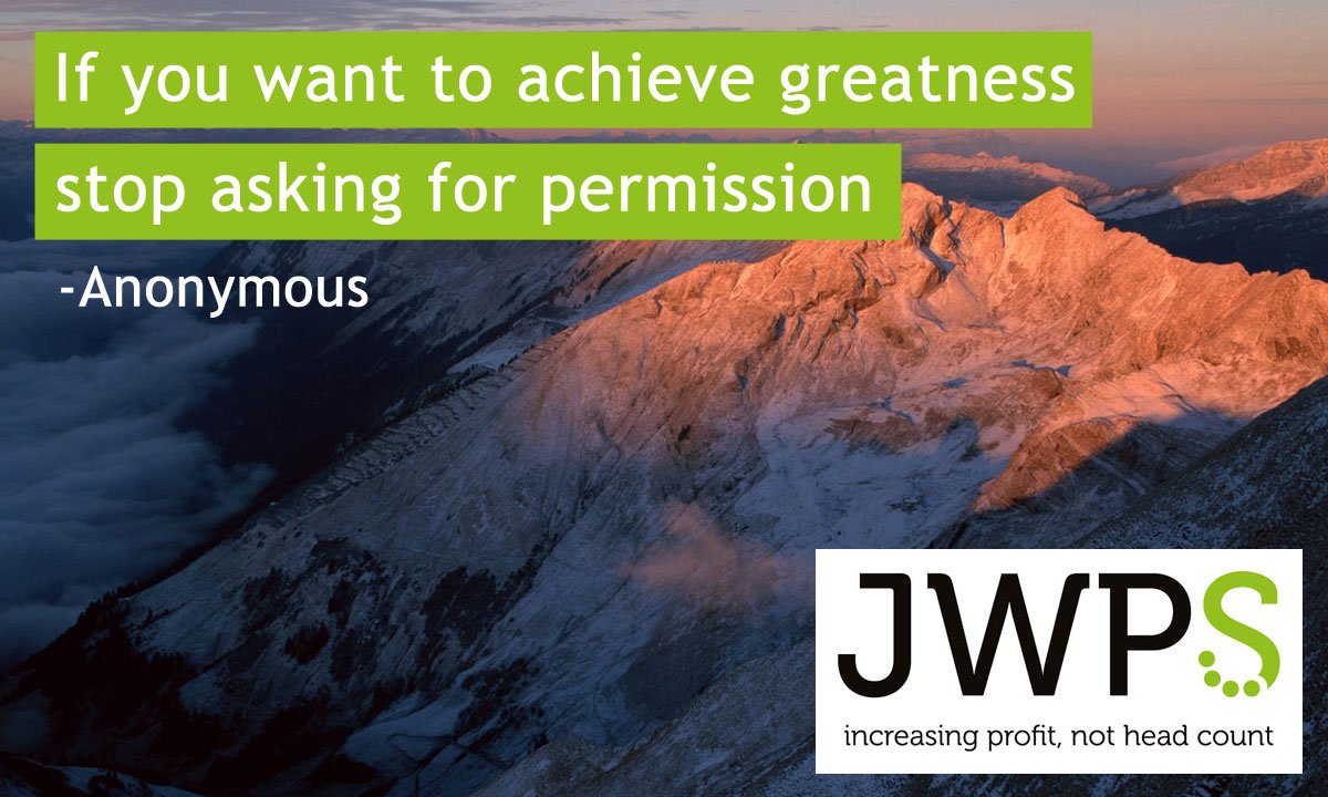 If you want to achieve greatness, Stop asking for permission.
#FridayFeeling 
#MotivationalQuotes