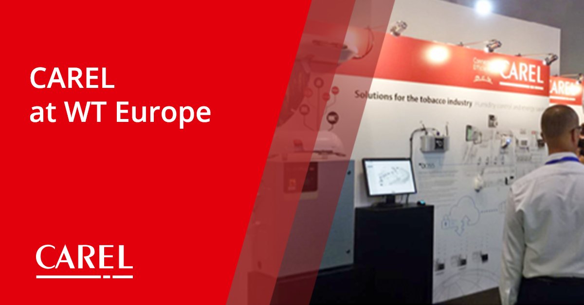 CAREL_group's tweet image. #WTEurope 2018, one of the leading international events in the #tobacco market, was just a week ago: we had the great chance of presenting our #controlsolutions for helping the tobacco industry ensure best finished product quality. Read the full news: bit.ly/wteu