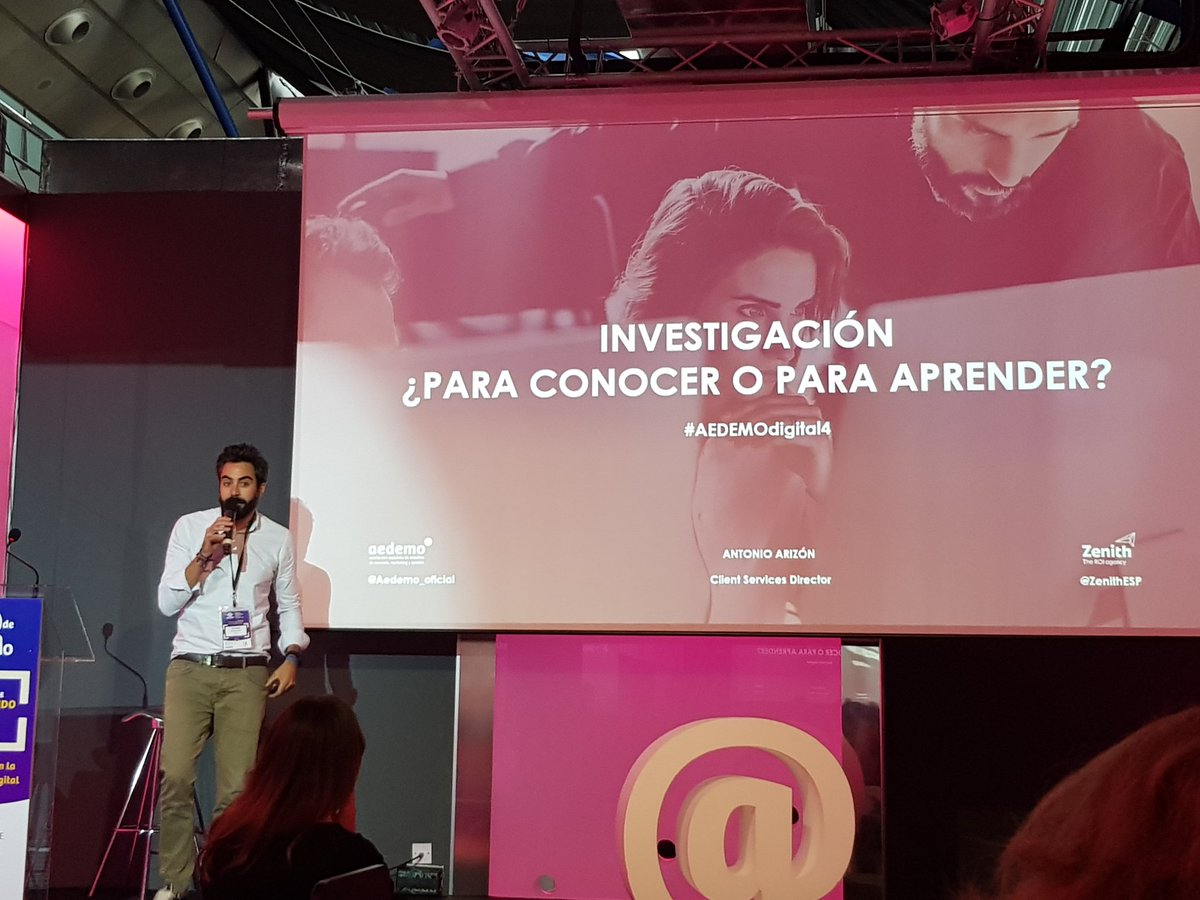 mkdirecto's tweet photo. "El gran cambio de paradigma de lo digital es que se dejan de medir los canales para pasar a medir el retorno de las personas" @antonioarizon de @ZenithESP #AEDEMOdigital4 https://t.co/YoKSWN9PGU