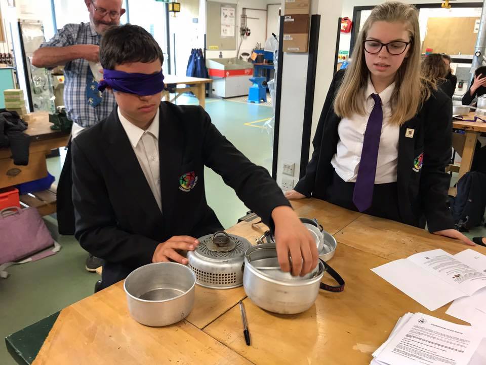 Great fun training session with <a href="/sshsdofe/">St Sampson's DofE</a>, who else can assemble a trangia whilst blind folded? #DofE #trangia