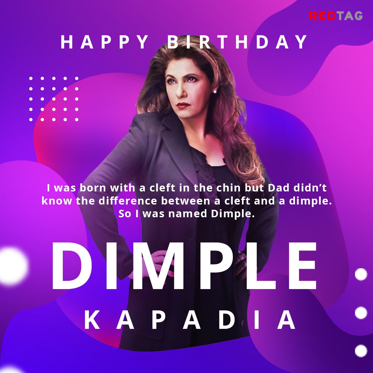 A very happy to the actress and Dimple Kapadia! 