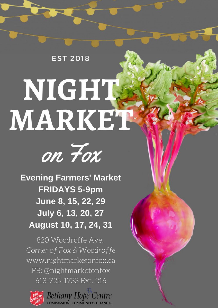 market_night's tweet photo. Opening Night! See you at the Night Market 820 Woodroffe Ave, 9-5 pm tonight! Coming for crepes and ice cream? I think so!!! #nightmarketonfox #crepes #iceacream #veggies #baking #handmade #communitybuilding https://t.co/DfWJMVIh1c