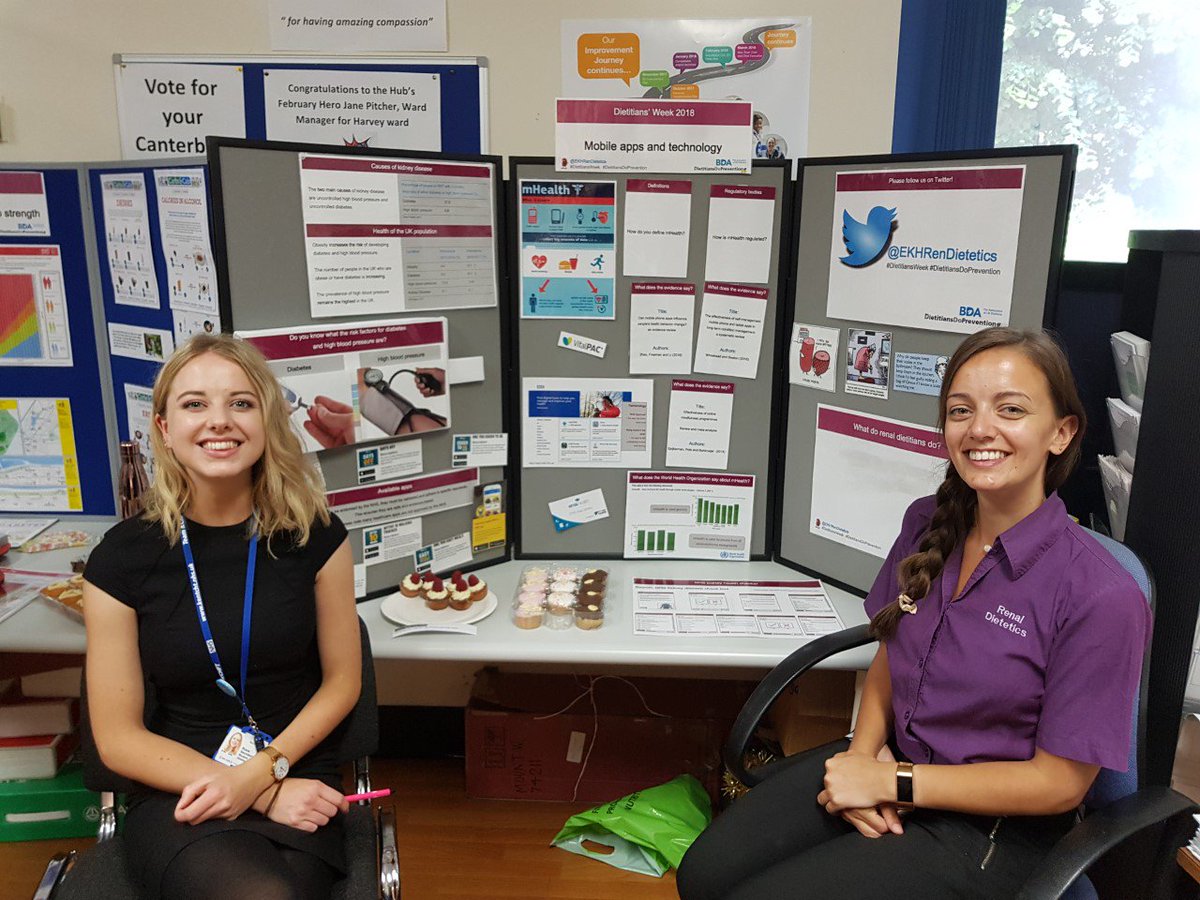 EKHRenDietetics's tweet photo. Well done to the Renal Dietetics Team at Kent &amp; Canterbury Hospital. 120 staff visitors to our QIHub Renal Nutrition session on Wed 6th June. Not bad!! #DietitiansWeek2018 #DietitiansDoPrevention #Dietitian https://t.co/dComjiGV5M