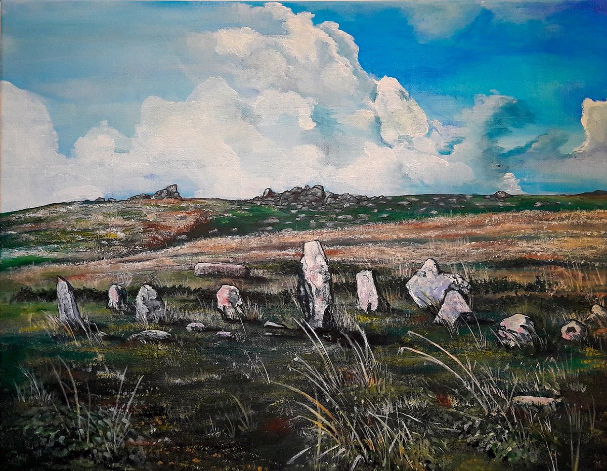 CobbinSteve1's tweet photo. Three #archological #dartmoor #painting .
Trowlesworthy, Merrivale and Greywethers..fabulous atmospheric places.
#art #creative #artforsale https://t.co/VMZZBqHYxG