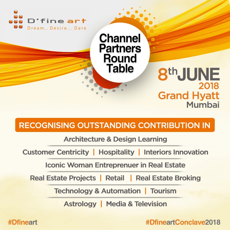 #DefineartConclave2018 - a platform recognising outstanding contribution in real estate industry &amp; architecture.
<a href="/dfineart/">Dfineart</a>
 #Dfineart