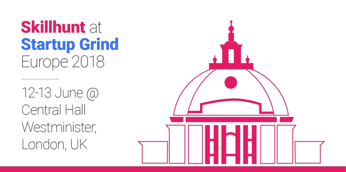skillhunt_io's tweet photo. Come to see us at Startup Grind Europe 2018.
On 12-13 June at Central Hall Westminister, London, UK
#Startupgrind #Huntright #Skillhunt #Startups #Europe
https://t.co/VN4WotYAMQ https://t.co/W2biCokCYr