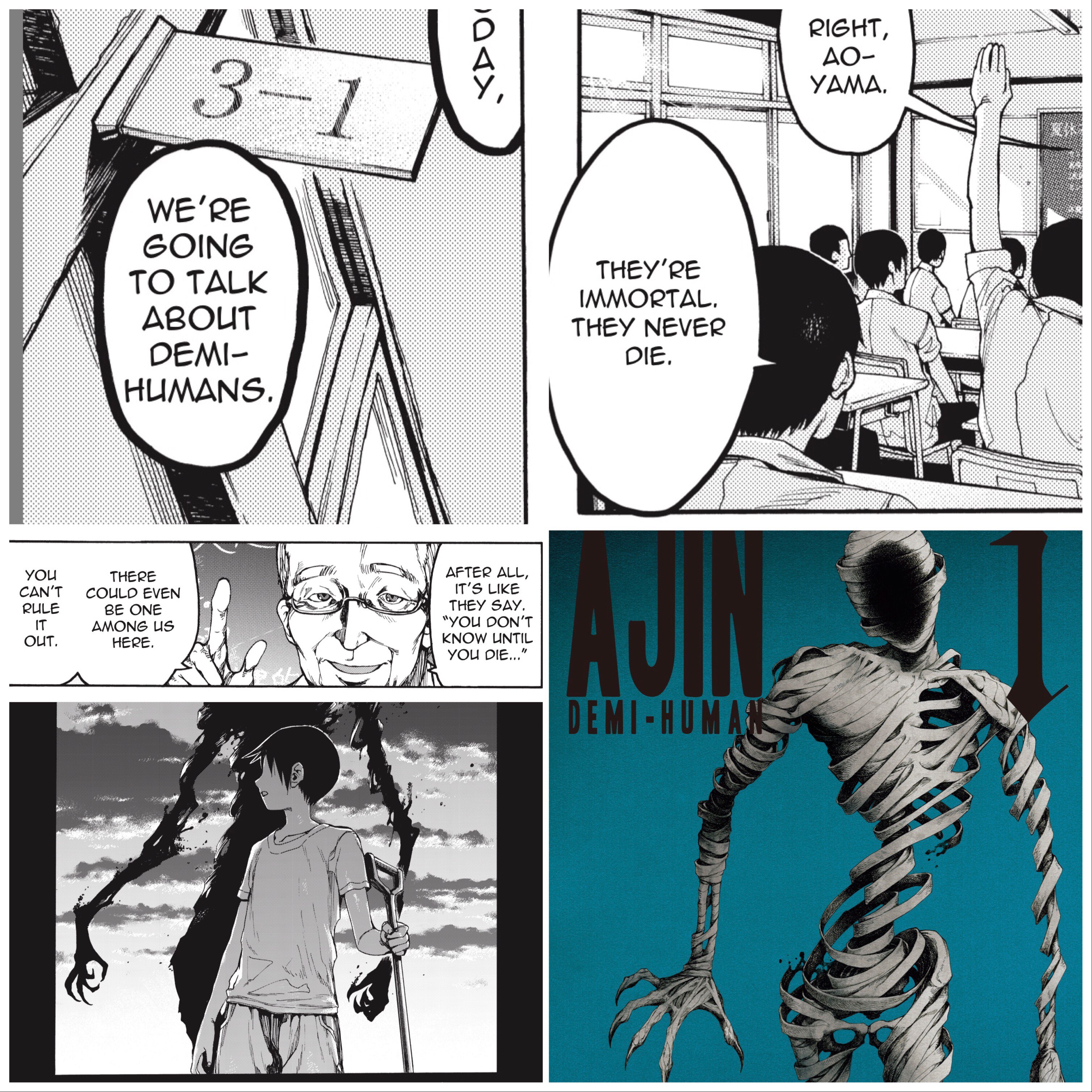 Ajin - Demi-Human - Mangá ganha série em anime!