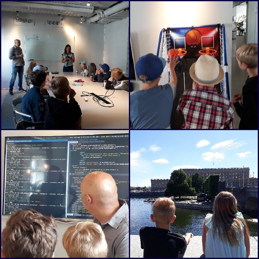 LKlingstedt's tweet image. Digital learners på spännande studiebesök i stan! Stort tack Cygni! #Runbacka #programmering
