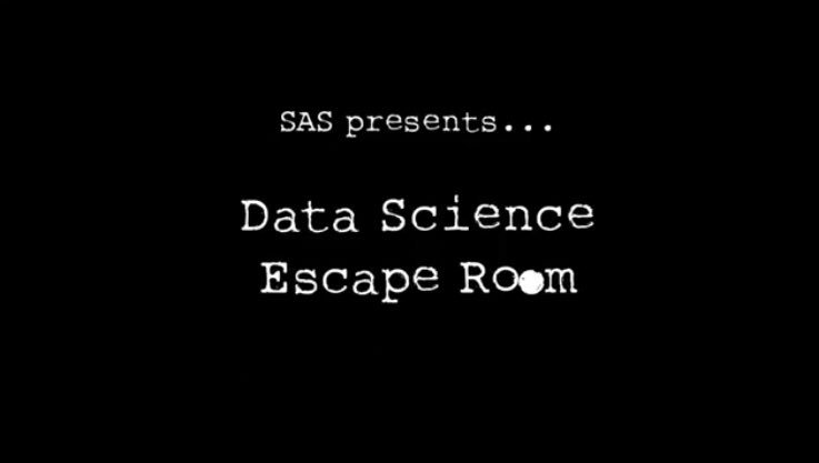 jannymorsink's tweet photo. Very proud! World’s very first Data Science Escape Room #SASescape @DSADay18 https://t.co/npFQnJGrQ1 via @YouTube https://t.co/NUYZF8yIVi