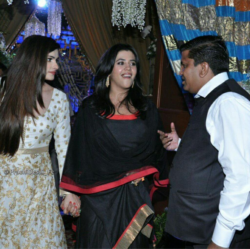 Belated happy birthday <a href="/ektaravikapoor/">Ekta Kapoor</a> mam 🎂🎂
Have a wonderful year ahead  
 <a href="/ItsPrachiDesai/">Prachi Desai</a>