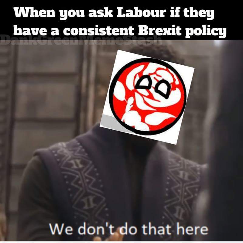 Jimmy9614's tweet photo. Labour: A Brexit Summary

Courtesy of Green Meme Stash: https://t.co/hqtR22ivFu
