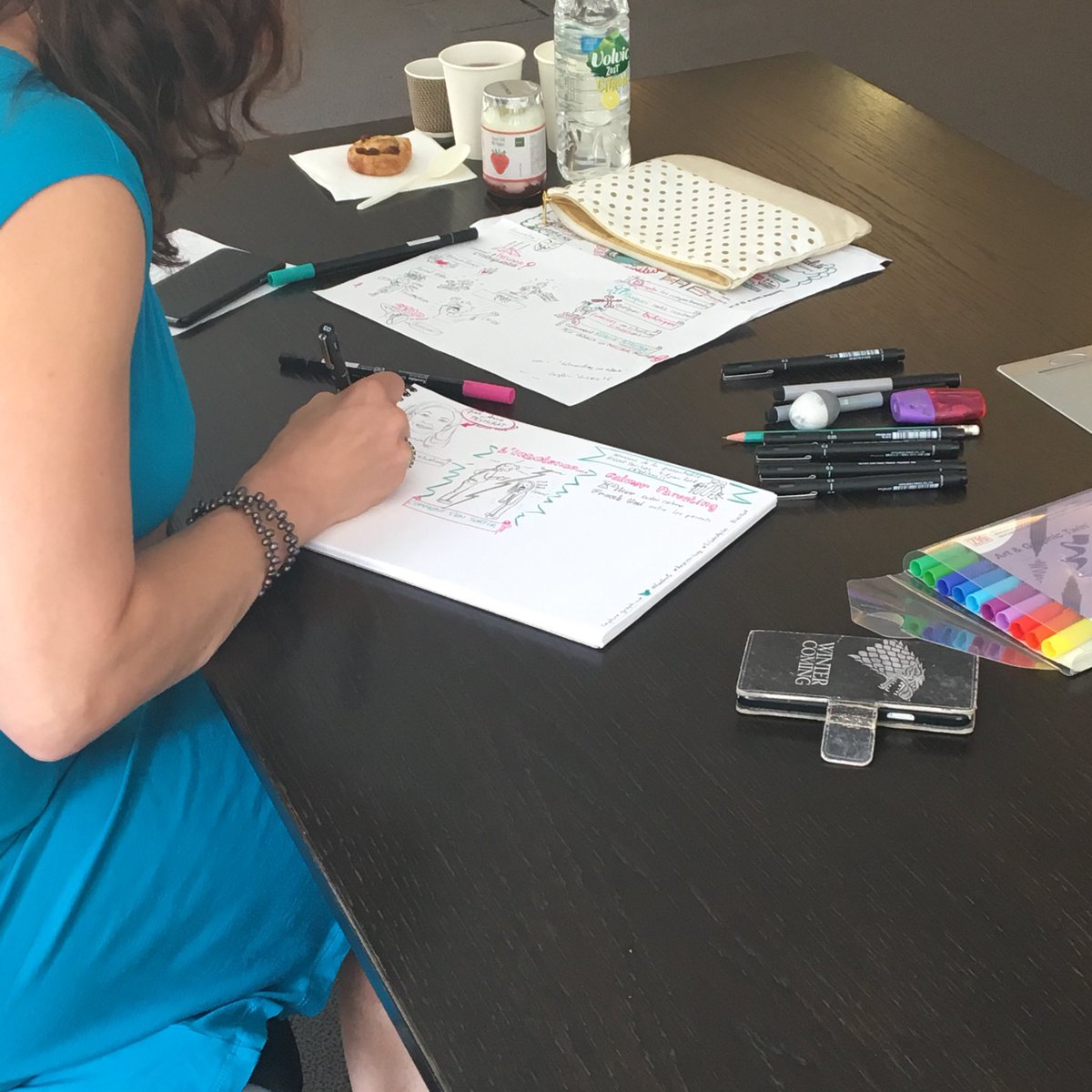 CarolineCourtin's tweet image. Nos collaborateurs ont vraiment du talent, merci Laurence @laubaile #happyscribing #Atelier @AnnePeymirat @CalmerP #insolence : comment en sortir? #Semaine #Parentalité #2018 @BNPParibas dans nos locaux @Paris @OPE_cbm