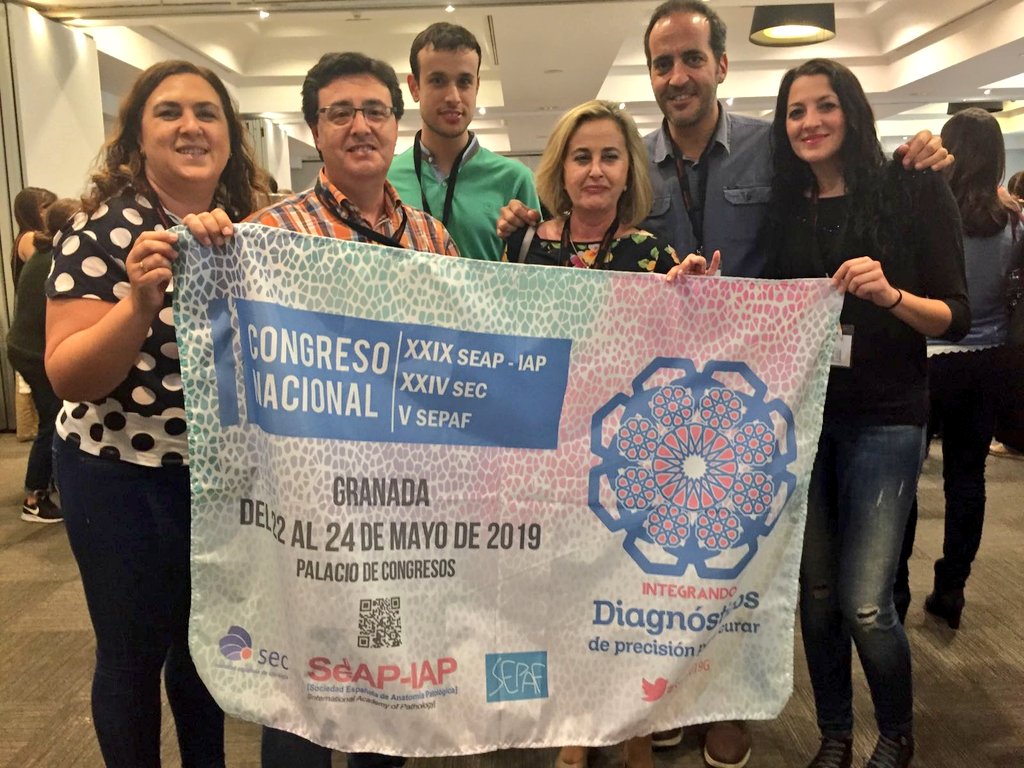 apmur1's tweet photo. Delegación de patólogos de la Región de #Murcia en la Reunión de Primavera de la Sociedad Española de #AnatomíaPatológica y entusiasmados con el próximo Congreso de la @SEAP_IAP #SEAP2019G en #Granada el próximo año! #NGS 
#SEAP2018. https://t.co/pfqjGqDuVy