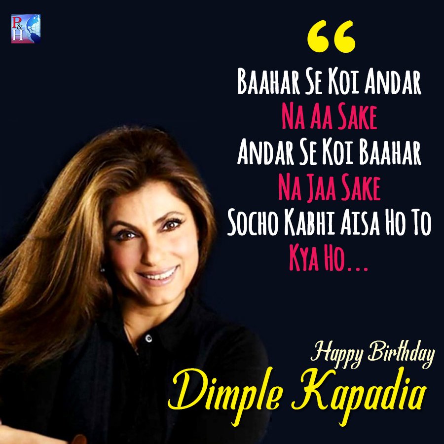 Wishing the beautiful #DimpleKapdia a very #HappyBirthday.

Watch her amazing #biography here > goo.gl/C9P9eQ