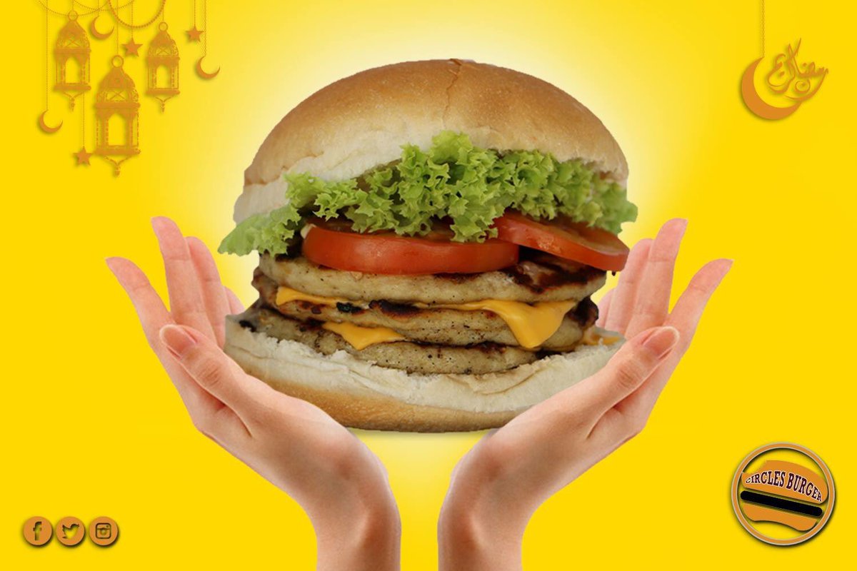 CirclesBurger's tweet photo. دقائق معدودة لللإفطار! #سيركلز_برجر يتمنى لكم صياما مقبولاً وإفطاراً شهياً
#جدة #برجر #افطار #تريبل_برجر_دجاج #لذيذ https://t.co/s8PgVOswoE