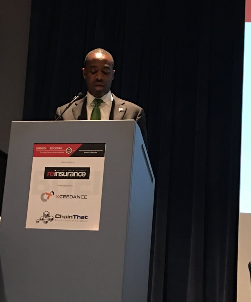 MagdaRamada's tweet photo. #Bermuda is definitely on #Blockchain & the #insurance industry is rallying behind a jurisdiction that has everything it needs 2 become the next blockchain & #crypto hub. Great honor to be your closing keynote yesterday. Thank you @davidburtPM @Chain_That #xceedance @Re_insurance https://t.co/V4E3ELfavT