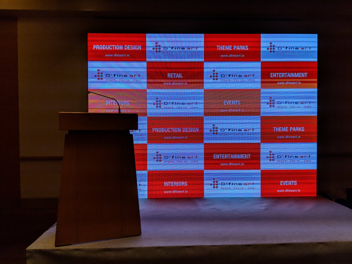 #DfineartConclave2018 commences in the next few minutes #Excited #Dfineart