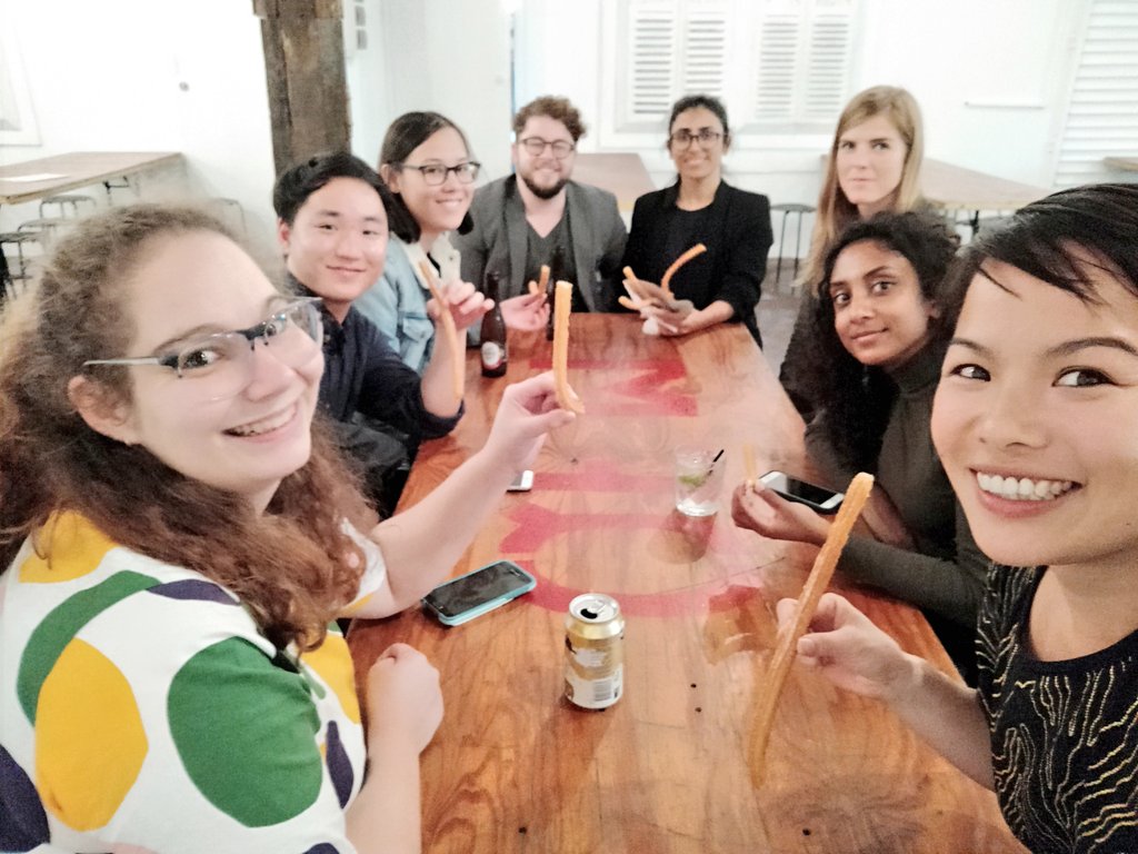 Phuong_LeAD's tweet photo. And we are back! The churros from #barcelonachurros at #miamimarketta #goldcoast is as amazing as we remember. Thanks for the VIP service! #edgegc2018 https://t.co/kTAAhYCNkH