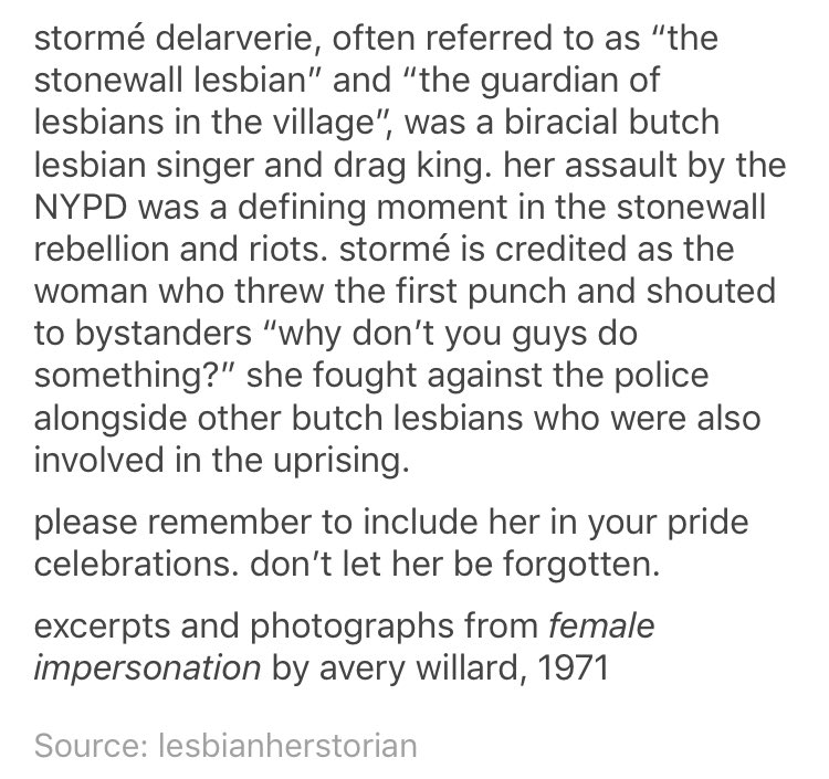 WE LOVE YOU QUEEN #StormeDeLarverie #Pride #Stonewall