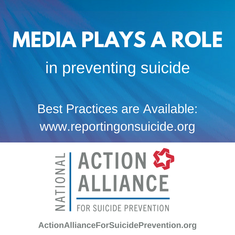 Action_Alliance's tweet photo. News media plays a key role in #suicideprevention. For outlets/reporters crafting stories about #AnthonyBourdain use best practices. Check out our collective statement written by @Action_alliance partners: https://t.co/PkpC3ftwot https://t.co/IMQV2Runmd
