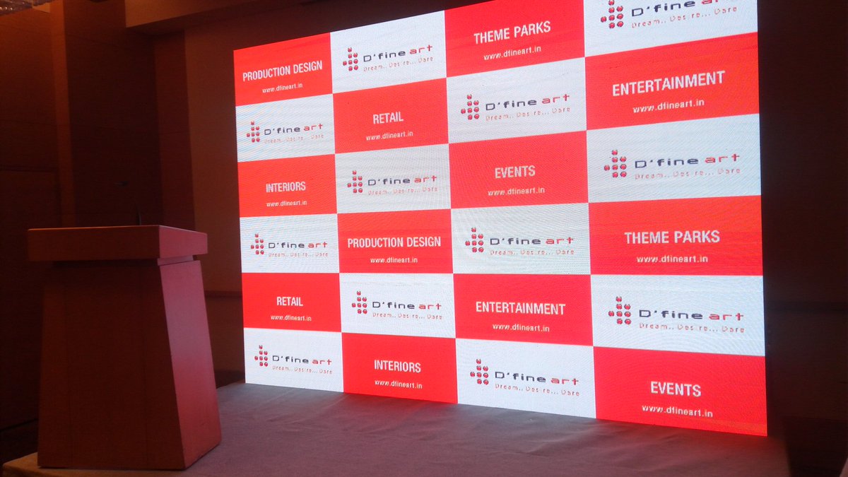 YadavDBirendra's tweet photo. All set for the #DfineartConclave2018 #Dfineart
@dakshjuneja
@GrandHyattMum
@GlitoriumIndia
@GMIAutomation
@shoppersstop
@EdelweissFin
@SaiestateIn 
@SunTV
@NaharGrp https://t.co/RrGsUSLenE