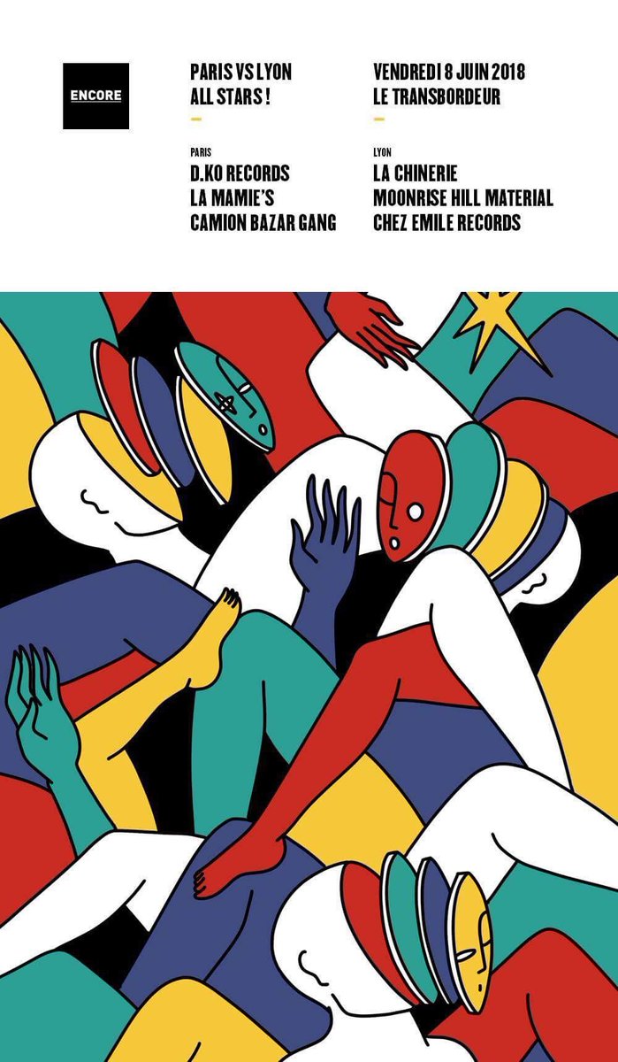 Ce soir à #lyon pour représenter la capitale avec les copains de #dkorecords et #lecamionbazar ⭐️
