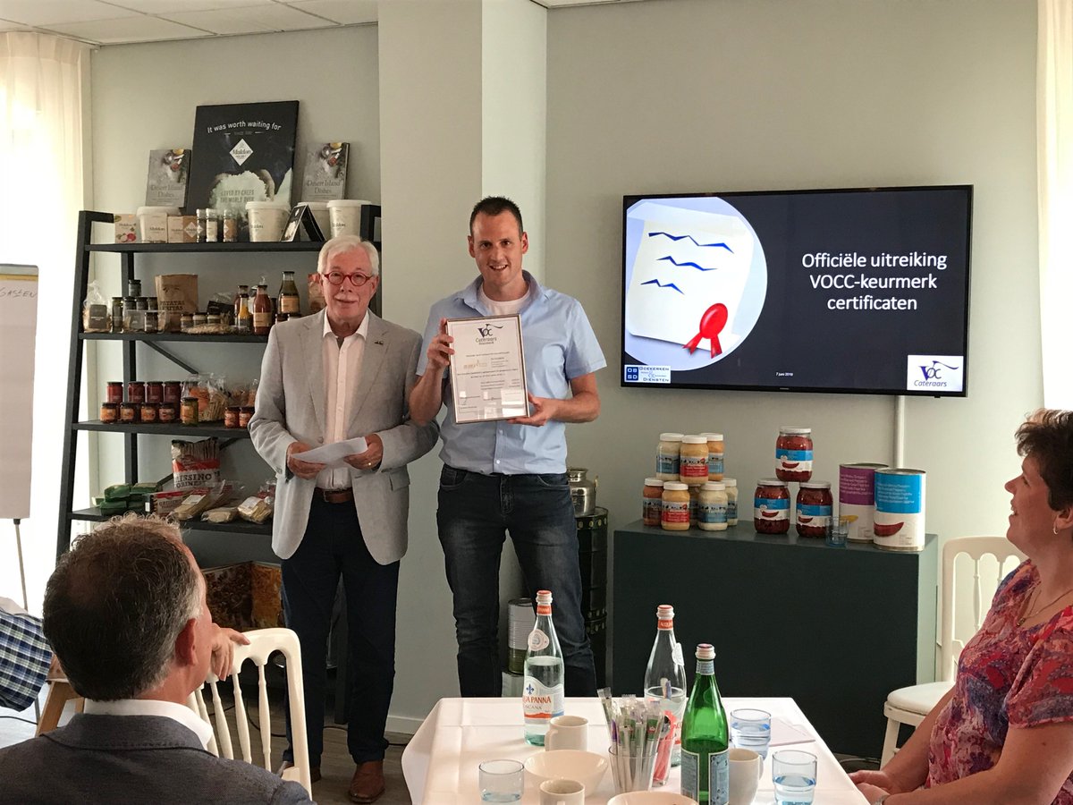 Trots op het behaalde VOCC keurmerk! 
voccateraars.nl/keurmerk/