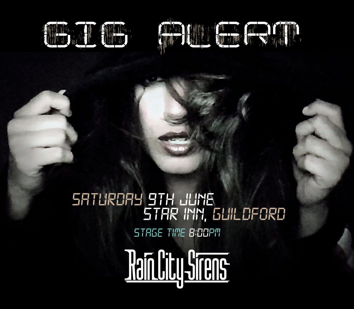 On stage around 8pm THIS SATURDAY at the Star Inn, 2 Quarry St, Guildford GU1 3TY supporting SKIES. It's going to be a fun evening! See you there! RCS xxx