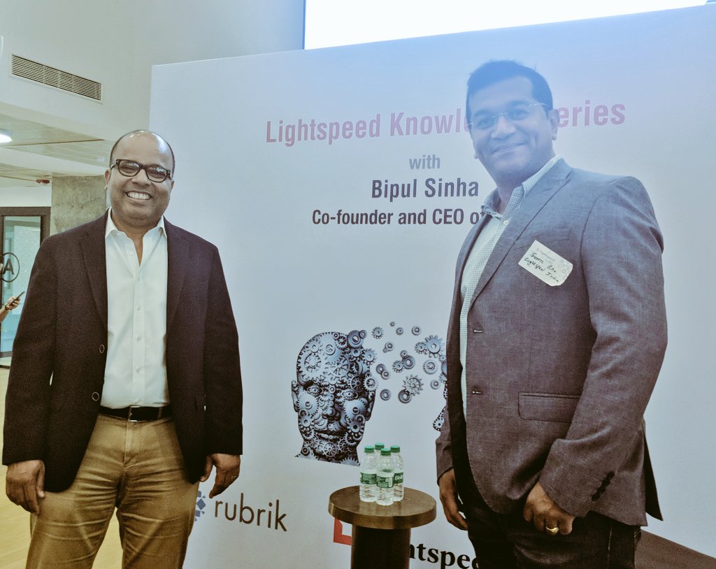 Sunil Rao (@sunilrao007) on Twitter photo Amazing chat with <a href="/bipulsinha/">Bipul Sinha</a> at <a href="/WeWork/">WeWork</a> hosted by Lightspeed India as part of Lightspeed knowledge series. Over 80 founders at this event <a href="/LightspeedIndia/">Lightspeed India</a> Amazing chat with <a href="/bipulsinha/">Bipul Sinha</a> at <a href="/WeWork/">WeWork</a> hosted by Lightspeed India as part of Lightspeed knowledge series. Over 80 founders at this event <a href="/LightspeedIndia/">Lightspeed India</a>