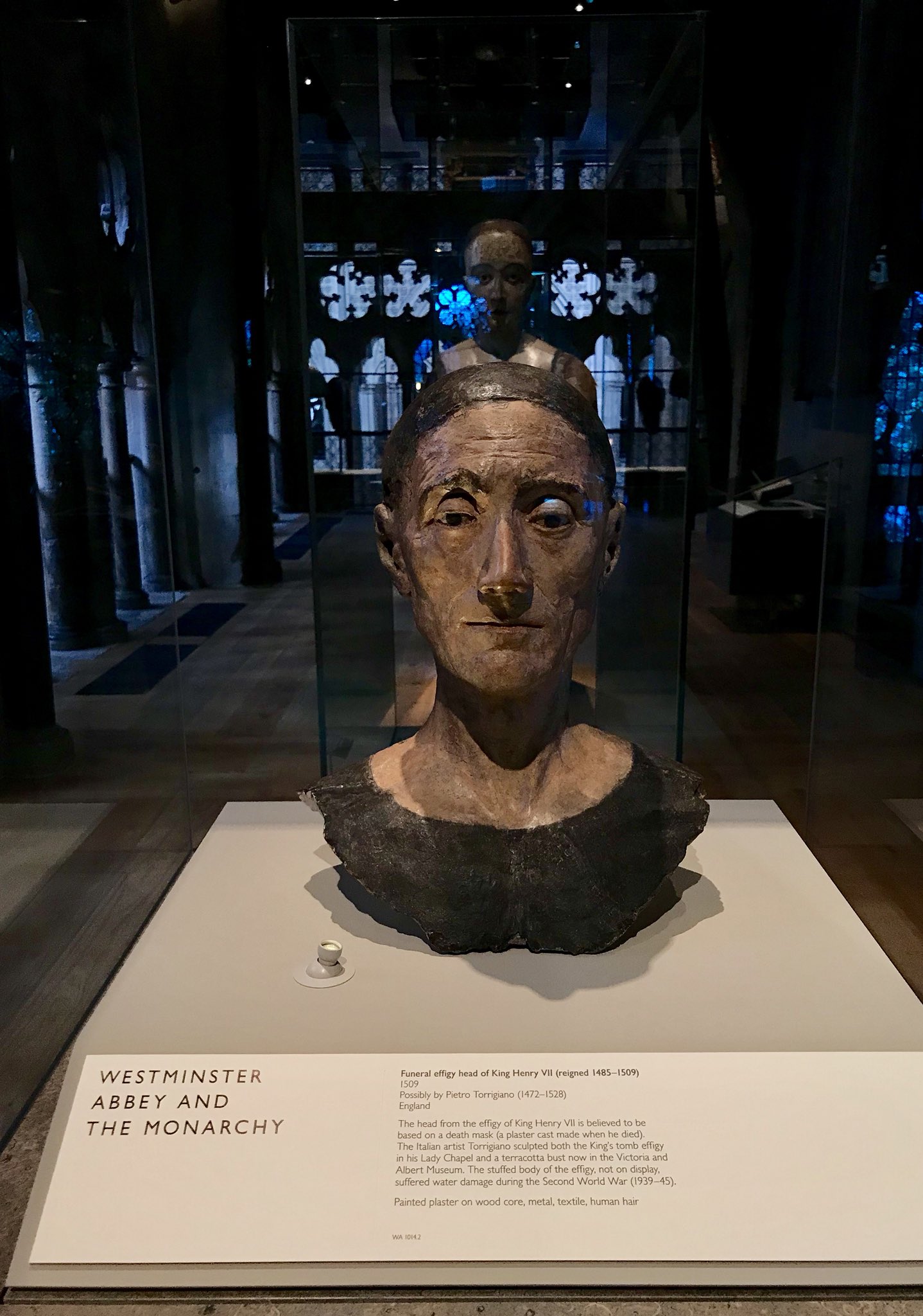 The Royal Family on X: "The Queen looks at the funeral effigy head of King Henry  VII from 1509, one of the artefacts in The Queen's Diamond Jubilee  Galleries in @wabbey. https://t.co/g4WRRYOfQ0" /