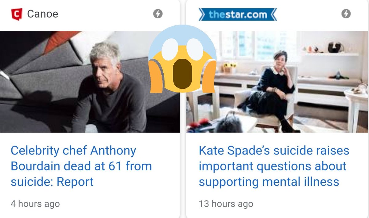 jack770's tweet image. Time for #SuicidePrevention when you hear about 2 #celebrities committing #suicide in 1 week!  #sorry the families will have to endure this sadness for the rest of their lives! May we see better days ahead! #wishes for #condolences to the families #RIP #AnthonyBourdain #KateSpade