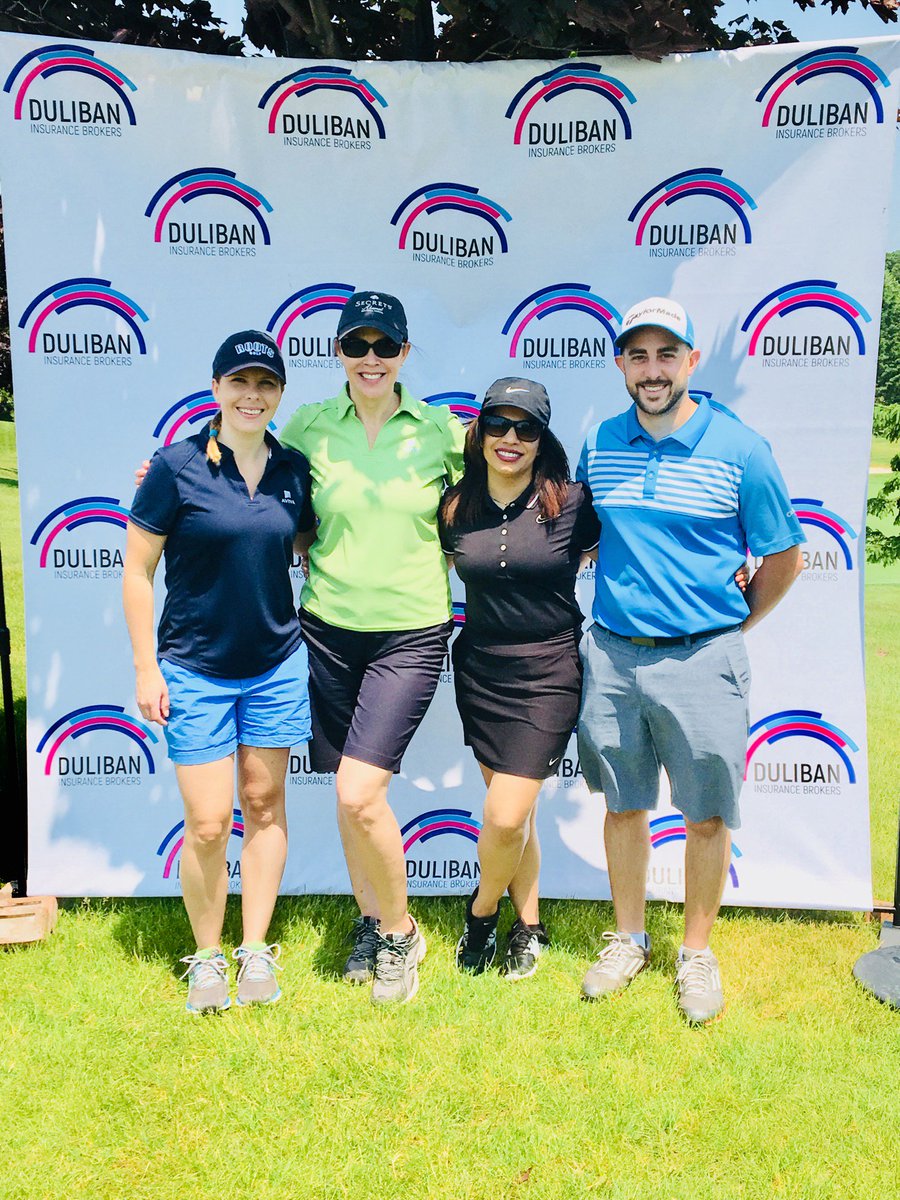 Supporting our brokers attending Duliban FORE charity tournament  ! Funtastic day@AvivaCanada @DulibanIns
