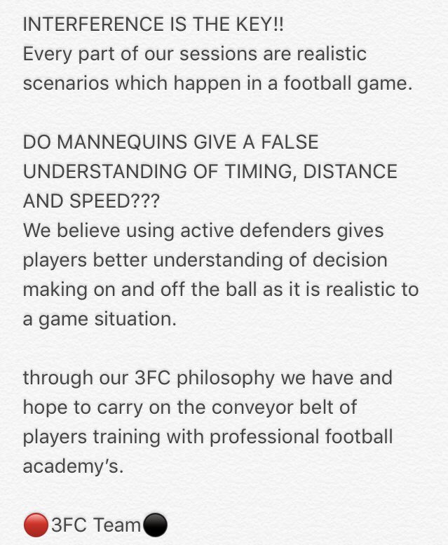 Academy3fc's tweet photo. Our Philosophy #3FCDevelopment ⚫️🔴 https://t.co/7QoTR6xQbm