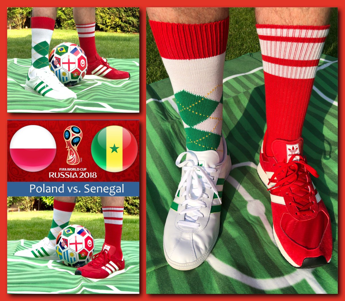 SockCouncil's tweet photo. Match 2: @BulldogChelsea v @steve_westlake #KnockOutWorldCupSocksOut 

Two contrasting approaches, both brilliant in their delivery. Senegal v Poland &amp; World In Motion!

RT for @BulldogChelsea to win
Fav for @steve_westlake to win

Closes at 7.30pm

https://t.co/YLluvjvpec https://t.co/3H9dztI201